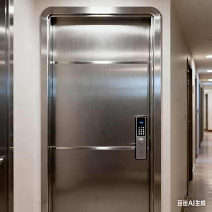 Stainless steel door